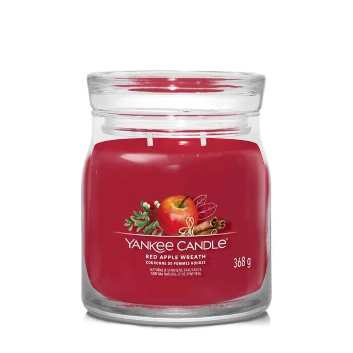 Yankee Candle Red Apple Wreath Signature Medium Jar